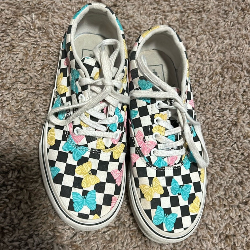 Kids Vans with butterflies